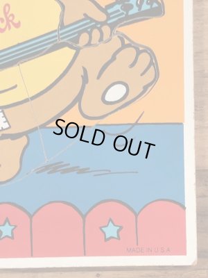 80年代頃のシャツテイルズのビンテージの木製パズル