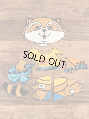 80年代頃のシャツテイルズのビンテージの木製パズル