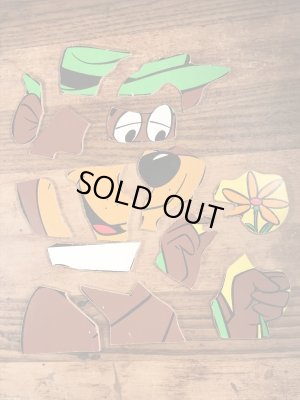 80年代頃のヨギベアのビンテージのウッドパズル