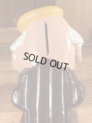 70年代頃のおじいさんのビンテージの貯金箱