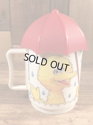 70’sのセサミストリートのビッグバードのヴィンテージのプラスチックカップ