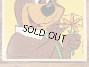 80年代頃のヨギベアのビンテージのウッドパズル