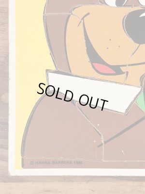 80’sのヨギベアのヴィンテージの木製パズル