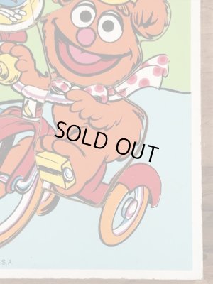 80年代頃のマペットベイビーズのビンテージのウッドパズル