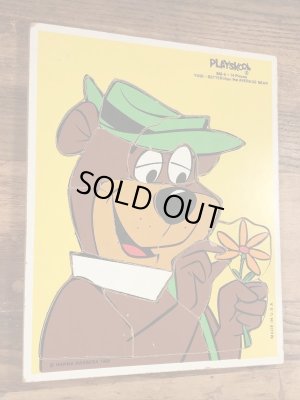 80年代頃のヨギベアのビンテージのウッドパズル