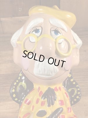 70年代頃のおじいさんのビンテージの貯金箱