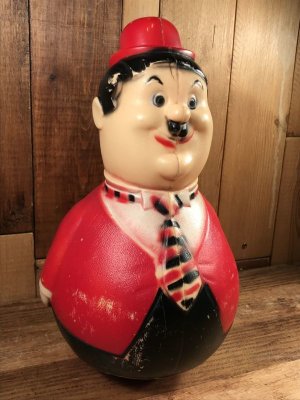 60年代頃のローレル&ハーディのビンテージのおきあがりこぼし