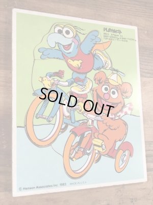 80年代頃のマペットベイビーズのビンテージのウッドパズル