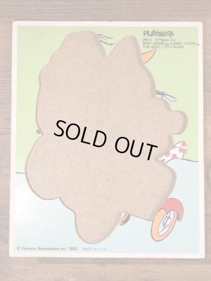 80年代頃のマペットベイビーズのビンテージのウッドパズル