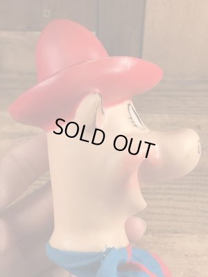 60年代頃のハンナバーベラの早撃ちマックのビンテージのハンドパペットドール