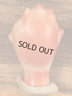 60’sのフリントストーンのディノのヴィンテージのハンドパペット