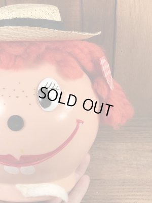 70’sのラガディ&アンディモチーフのヴィンテージのコインバンクドール