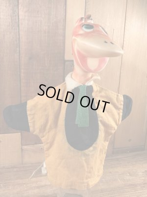 60年代頃のフリントストーンのディノのビンテージのパペット人形