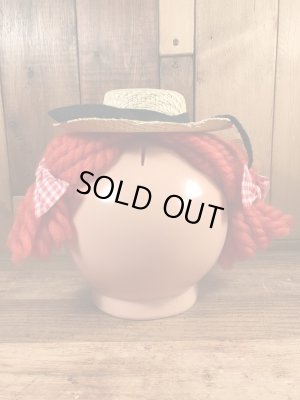 70’sのラガディ&アンディモチーフのヴィンテージのコインバンクドール