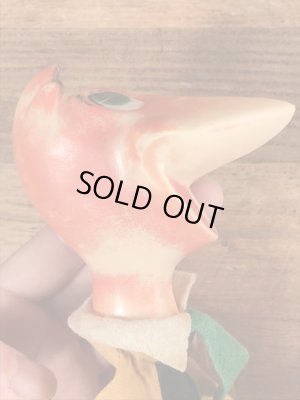 60年代頃のフリントストーンのディノのビンテージのパペット人形