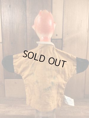 60’sのフリントストーンのディノのヴィンテージのハンドパペット