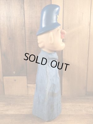 60年代頃のディックトレイシーショウのヘムロックホームズのビンテージのパペット人形