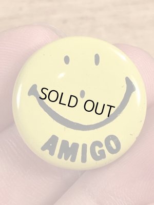 70年代頃のスマイルのビンテージの缶バッジ