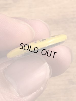 70年代頃のスマイルフェイスのビンテージの缶バッジ