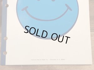 70’sのスマイルフェイスのヴィンテージのノートブック