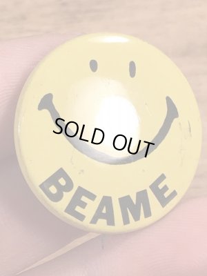 70年代頃のスマイルのビンテージの缶バッジ