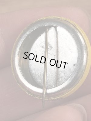 70年代頃のスマイルフェイスのビンテージの缶バッジ