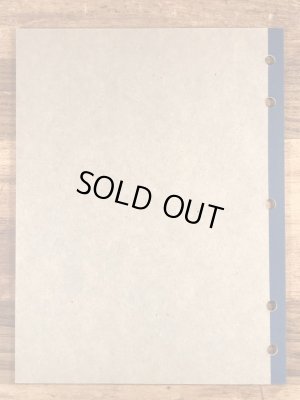 70’sのスマイルフェイスのヴィンテージのルーズリーフ