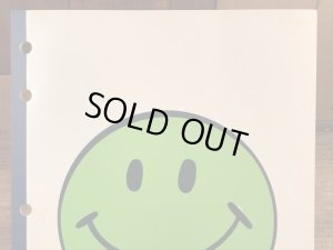 70年代頃のスマイルフェイスのビンテージのノートブック