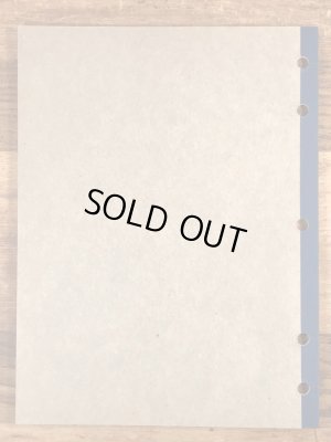 70’sのスマイルのヴィンテージのルーズリーフ