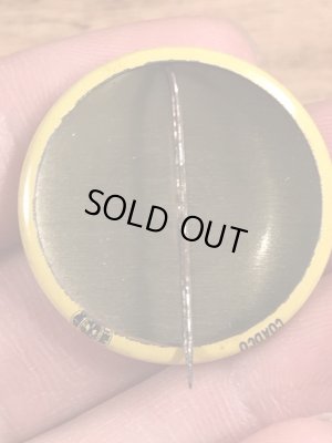 70’sのスマイルフェイスのヴィンテージの缶バッチ