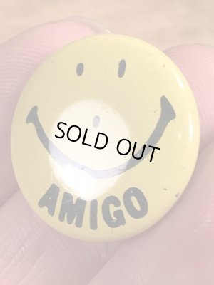 70’sのスマイルのヴィンテージの缶バッチ