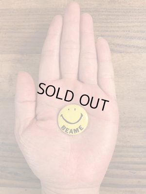 70年代頃のスマイルのビンテージの缶バッジ