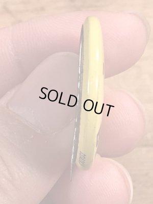 70’sのスマイルフェイスのヴィンテージの缶バッチ