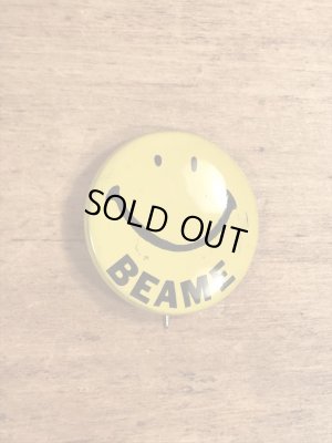 70年代頃のスマイルのビンテージの缶バッジ