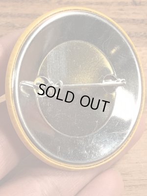 70’sの企業物のスマイルのヴィンテージの缶バッチ