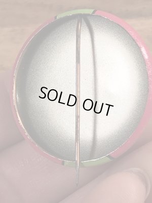 70年代頃のPerfect School Plan社製のスマイルフェイスのビンテージの缶バッジ