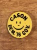 70’sのCason Dam.76 Gov.のスマイルのヴィンテージの缶バッチ