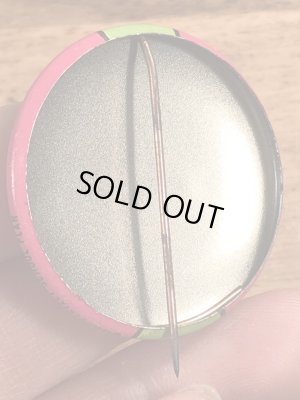 70’sのPerfect School Plan社製のスマイルのヴィンテージの缶バッチ