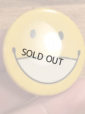 70年代頃のスマイルのビンテージの缶バッジ