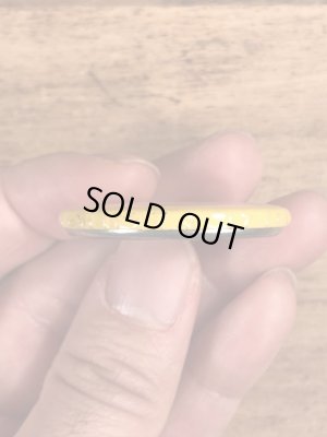 70’sのスマイルフェイスのヴィンテージの缶バッチ