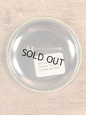 70’sのScabs Ugh!のスマイルフェイスのヴィンテージの缶バッチ