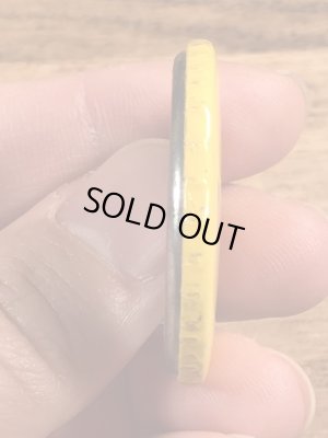 70’sのスマイルフェイスのヴィンテージの缶バッチ