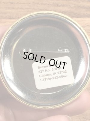 70’sのScabs Ugh!のスマイルフェイスのヴィンテージの缶バッチ