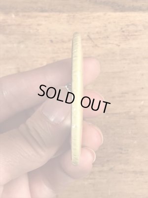 70年代頃のScabs Ugh!のスマイルのビンテージの缶バッジ