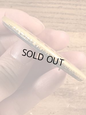 70’sの企業物のスマイルフェイスのヴィンテージの缶バッチ