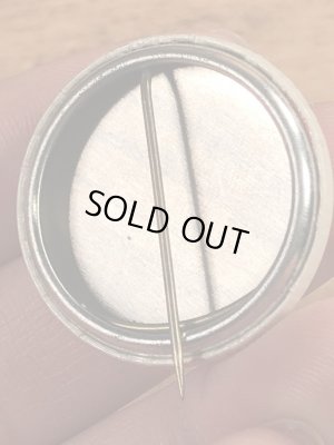 70年代頃の選挙時のスマイルのビンテージの缶バッジ