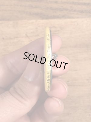 80年代頃のメッセージとスマイルが描かれたビンテージの缶バッチ