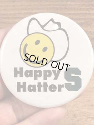 70年代頃の企業物のスマイルのビンテージの缶バッジ