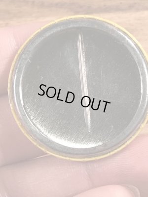 70’sのスマイルフェイスのヴィンテージの缶バッチ