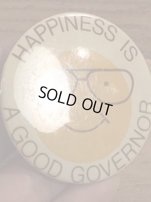 80年代頃の選挙時のスマイルのビンテージの缶バッチ